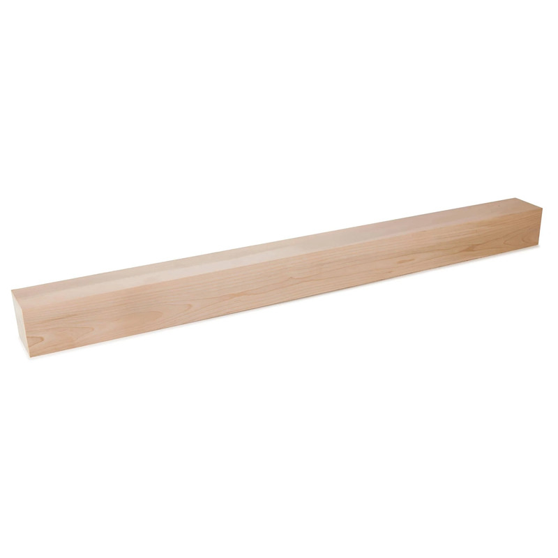 Soft Maple Wood Turning Stock - Thickness:3" - Width:3" - Length:36"